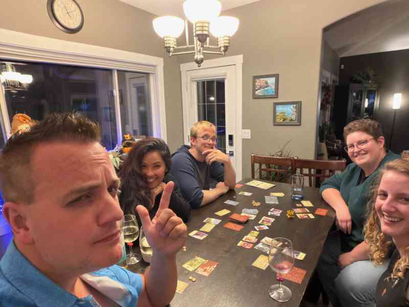 Salmon & Risotto Games Night